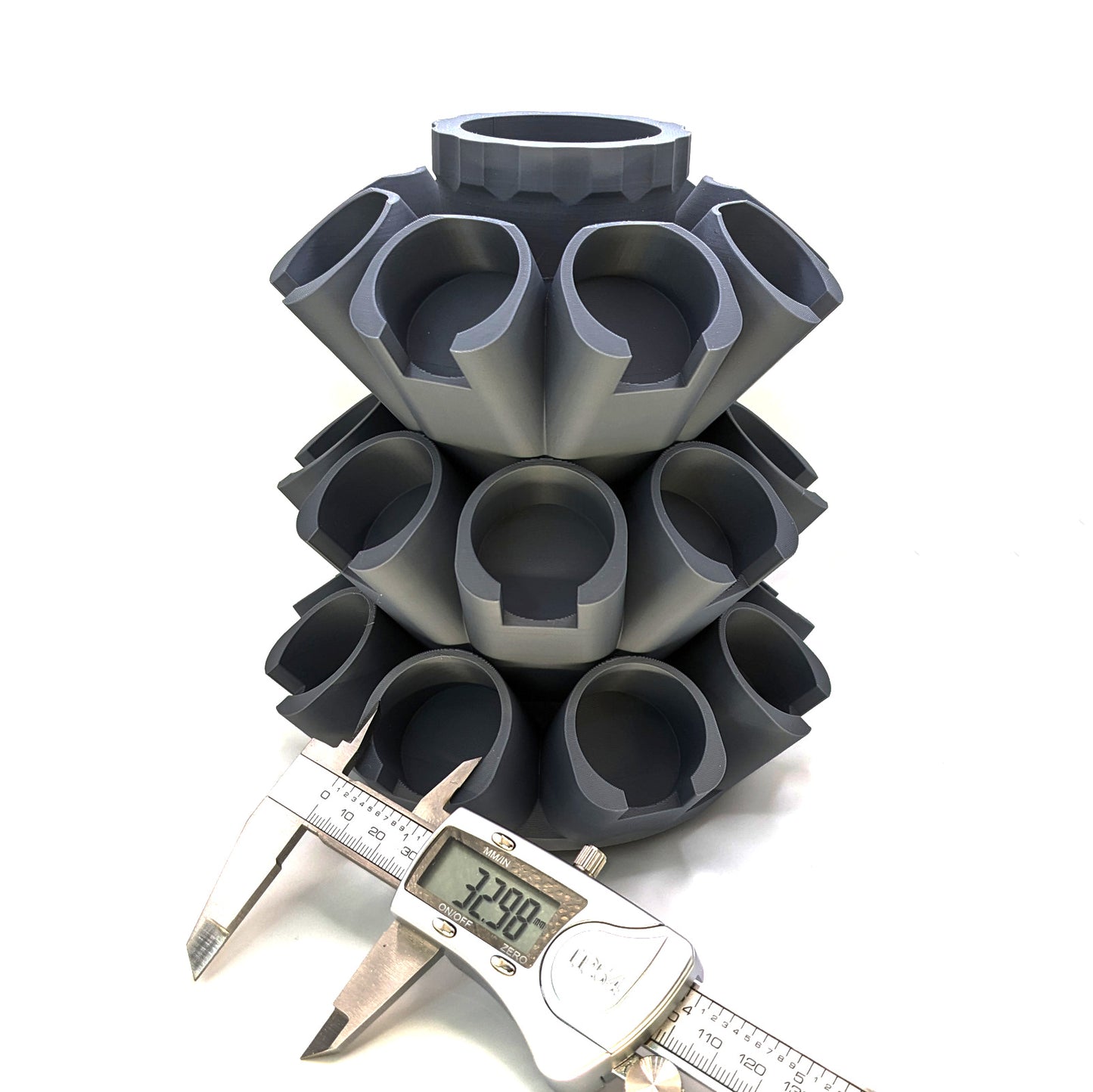 Organizer for Citadel 32mm Paint Pots - 24 Slot | Spinning Paint Carousel and Brush Holder